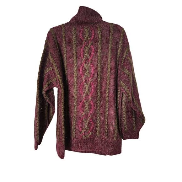 Linda Allard for Ellen Tracy mohair blend turtleneck sweater. Size L. - Picture 2 of 3